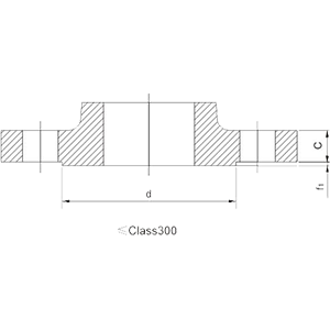 Large-diameter steel pipe flange