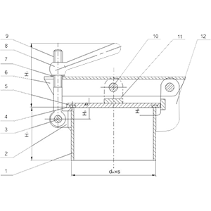 Quick open handholes for atmospheric use